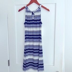 Jules Miles Striped Sleeveless Dress